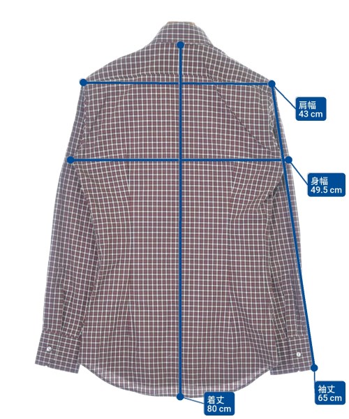 DSQUARED（ディースクエアード）カジュアルシャツ 赤 サイズ:48(L位) メンズ/2200642324023