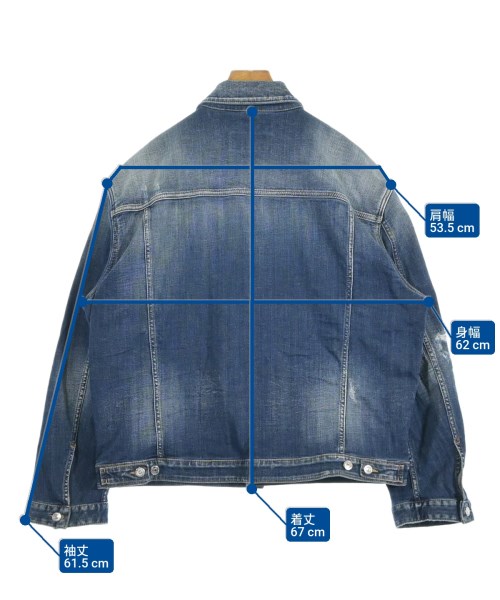 DSQUARED（ディースクエアード）デニムジャケット 紺 サイズ:44(S位) メンズ/2200642776310