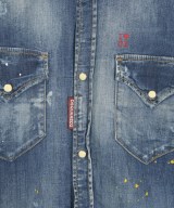 DSQUARED（ディースクエアード）カジュアルシャツ 青 サイズ:48(M位) メンズ/2200643214026