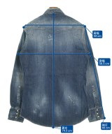DSQUARED（ディースクエアード）カジュアルシャツ 青 サイズ:48(M位) メンズ/2200643214026