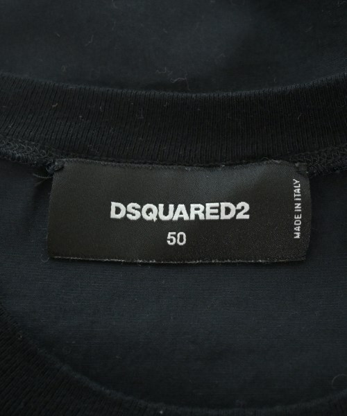 DSQUARED（ディースクエアード）Tシャツ・カットソー 黒 サイズ:50(XL位) メンズ/2200643335158