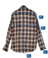 DSQUARED（ディースクエアード）カジュアルシャツ 赤 サイズ:50(XL位) メンズ/2200644566018