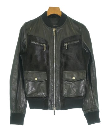 DSQUARED（ディースクエアード）ライダース 黒 サイズ:44(S位) メンズ