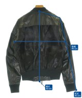 DSQUARED（ディースクエアード）ライダース 黒 サイズ:44(S位) メンズ/2200644674010