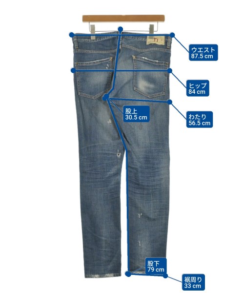 DSQUARED（ディースクエアード）デニムパンツ 紺 サイズ:48(L位) メンズ/2200621815016