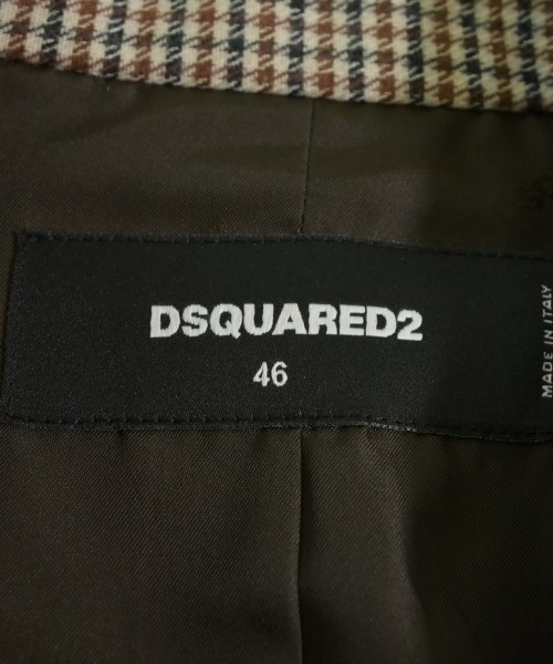 DSQUARED（ディースクエアード）テーラードジャケット ベージュ サイズ:46(M位) メンズ/2200622278032