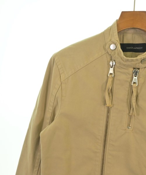 DSQUARED（ディースクエアード）ライダース ベージュ サイズ:44(S位) メンズ/2200623277119
