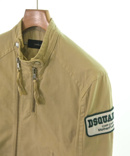 DSQUARED（ディースクエアード）ライダース ベージュ サイズ:44(S位) メンズ/2200623277119