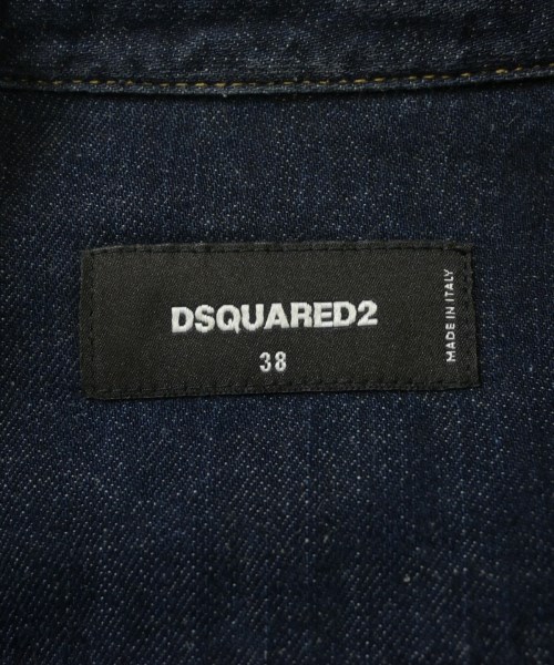 DSQUARED（ディースクエアード）カジュアルシャツ 紺 サイズ:38(S位) レディース/2200624157045