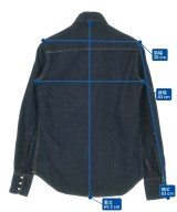 DSQUARED（ディースクエアード）カジュアルシャツ 紺 サイズ:38(S位) レディース/2200624157045