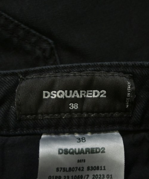 DSQUARED（ディースクエアード）デニムパンツ 黒 サイズ:38(S位) レディース/2200624157052