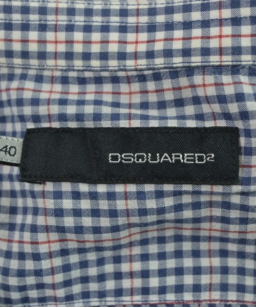 DSQUARED（ディースクエアード）カジュアルシャツ 青 サイズ:40(XXS位) メンズ/2200625881048