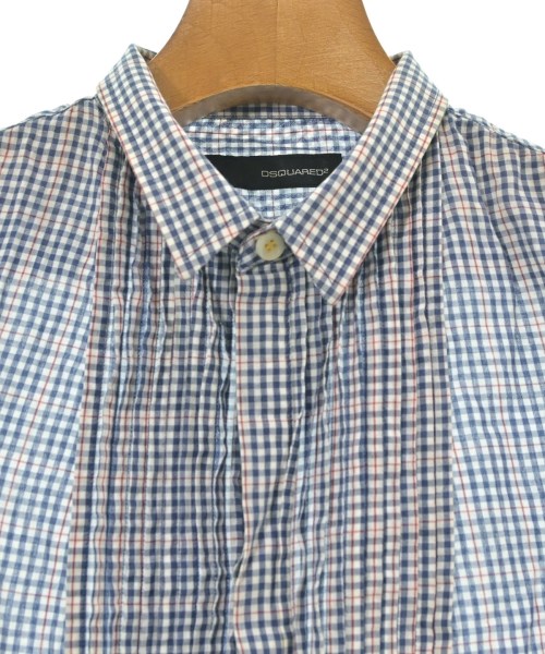 DSQUARED（ディースクエアード）カジュアルシャツ 青 サイズ:40(XXS位) メンズ/2200625881048