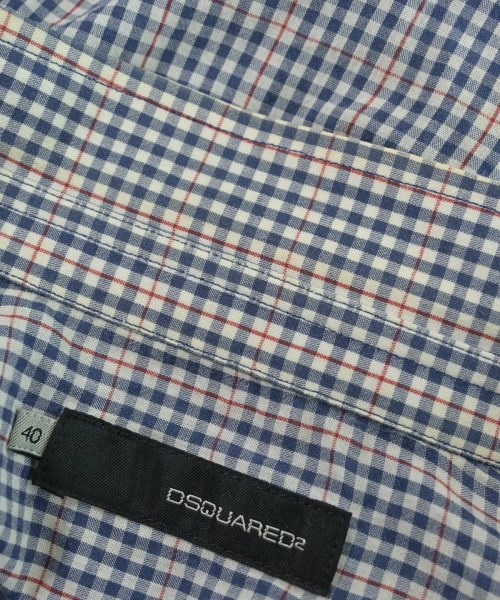 DSQUARED（ディースクエアード）カジュアルシャツ 青 サイズ:40(XXS位) メンズ/2200625881048