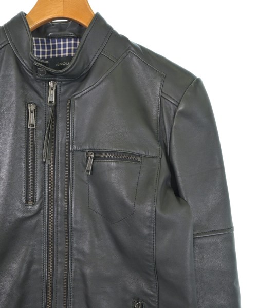 DSQUARED（ディースクエアード）ライダース 黒 サイズ:44(S位) メンズ/2200624802020