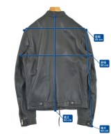 DSQUARED（ディースクエアード）ライダース 黒 サイズ:44(S位) メンズ/2200624802020