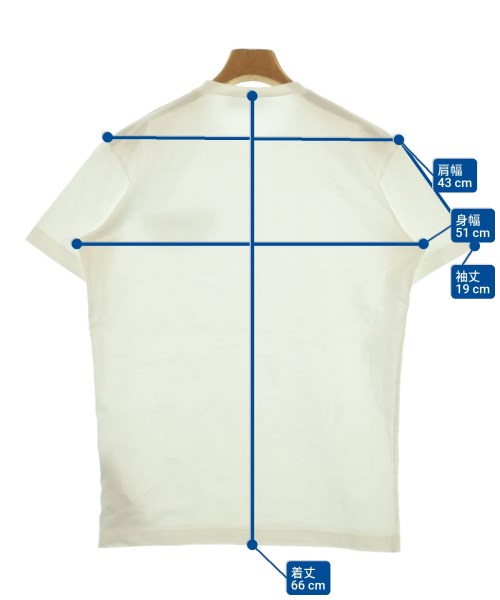DSQUARED（ディースクエアード）Tシャツ・カットソー 白 サイズ:S メンズ/2200628100023