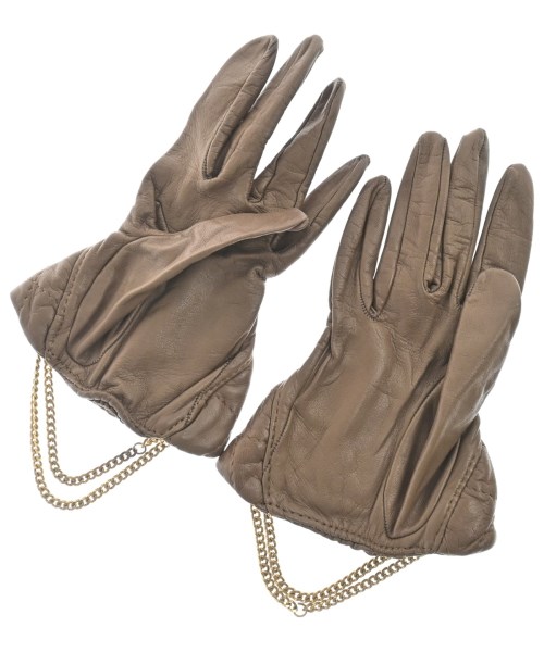 DSQUARED（ディースクエアード）手袋 茶 サイズ:- レディース/2200615217192
