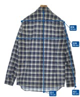 DSQUARED（ディースクエアード）カジュアルシャツ 紺 サイズ:48(L位) メンズ/2200631375074