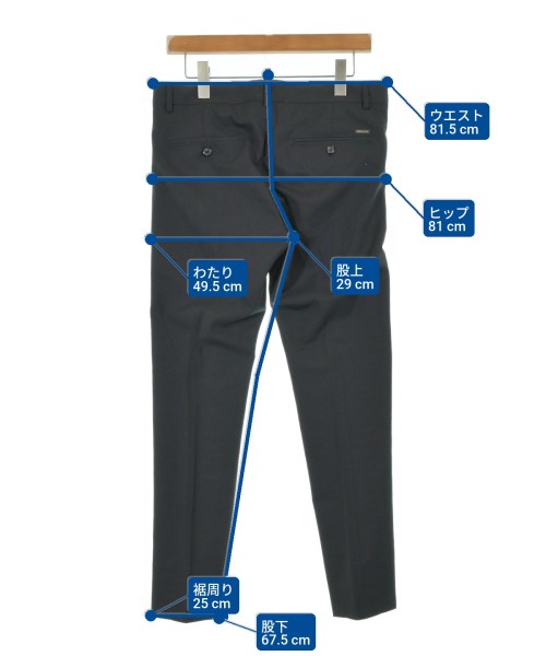 DSQUARED（ディースクエアード）スラックス 黒 サイズ:46(M位) メンズ/2200614045666