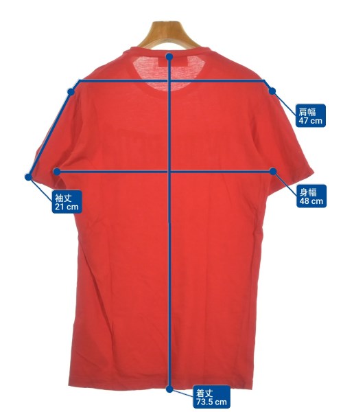 DSQUARED（ディースクエアード）Tシャツ・カットソー 赤 サイズ:M メンズ/2200621667691