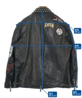 DSQUARED（ディースクエアード）ライダース 黒 サイズ:48(L位) メンズ/2200630220023