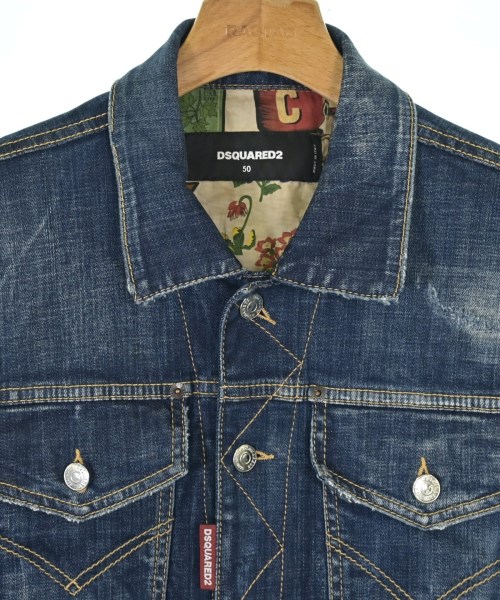 DSQUARED（ディースクエアード）デニムジャケット 紺 サイズ:50(XL位) メンズ/2200630220115