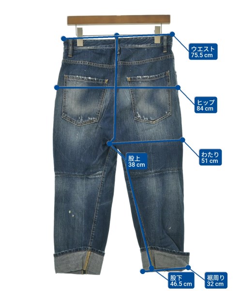 DSQUARED（ディースクエアード）デニムパンツ 紺 サイズ:42(XS位) メンズ/2200632907113