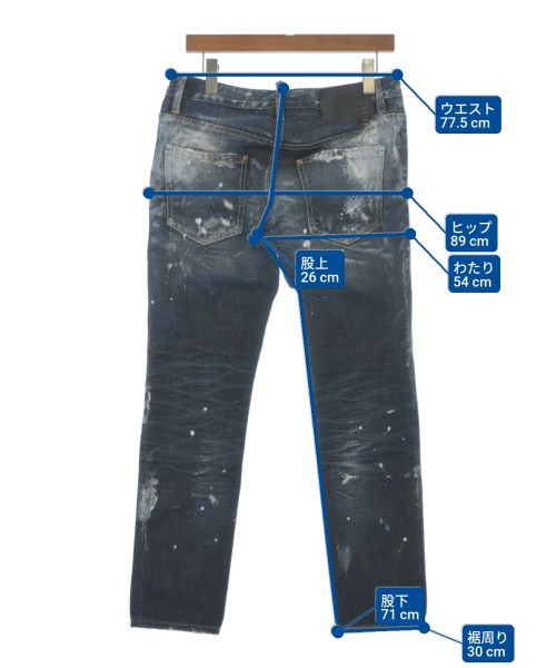 DSQUARED（ディースクエアード）デニムパンツ 紺 サイズ:40(M位) レディース/2200631728016