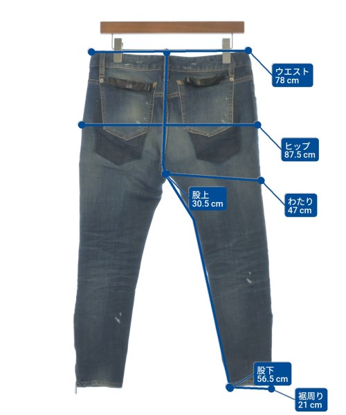 DSQUARED（ディースクエアード）デニムパンツ 紺 サイズ:40(M位) レディース/2200631728023