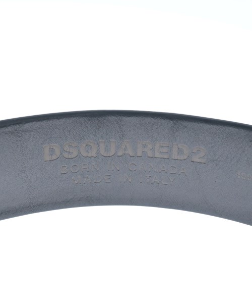 DSQUARED（ディースクエアード）ベルト 黒 サイズ:90 メンズ/2200605298033