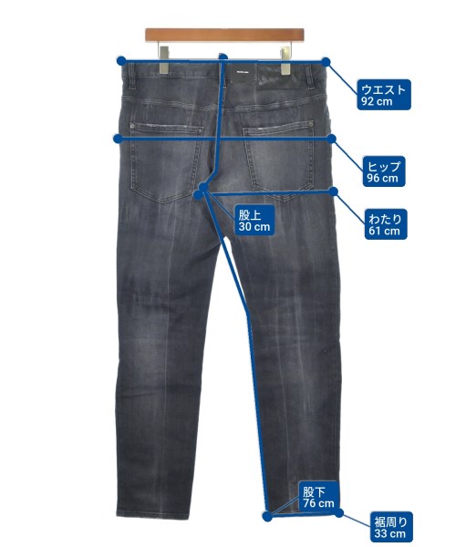 DSQUARED（ディースクエアード）デニムパンツ グレー サイズ:52(XXL位) メンズ/2200612389021