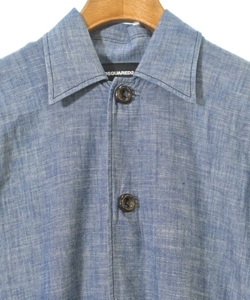 DSQUARED（ディースクエアード）ステンカラーコート 青 サイズ:42(M位) レディース/2200613551083