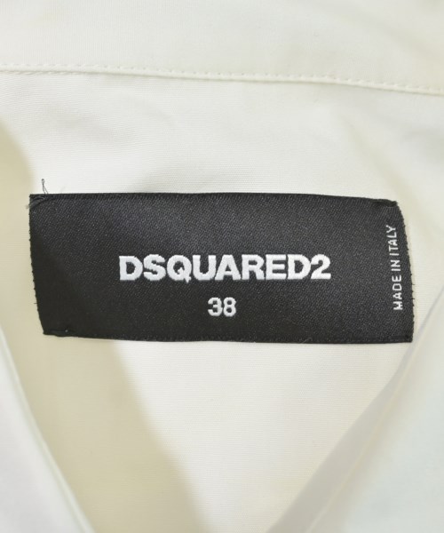 DSQUARED（ディースクエアード）カジュアルシャツ 白 サイズ:38(S位) レディース/2200615401096
