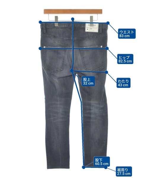 DSQUARED（ディースクエアード）デニムパンツ 黒 サイズ:46(M位) メンズ/2200615420080