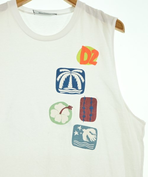 DSQUARED（ディースクエアード）Tシャツ・カットソー 白 サイズ:L メンズ/2200615422077