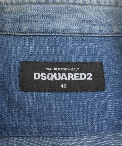 DSQUARED（ディースクエアード）カジュアルシャツ 青 サイズ:48(L位) メンズ/2200616496060