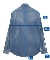 DSQUARED（ディースクエアード）カジュアルシャツ 青 サイズ:48(L位) メンズ/2200616496060