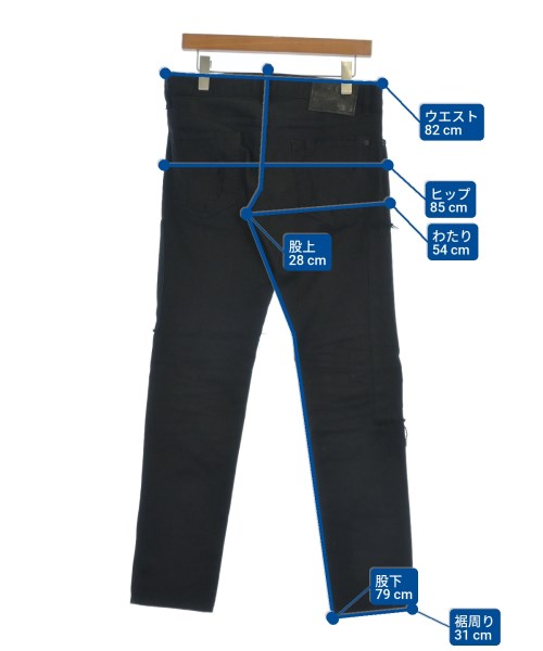 DSQUARED（ディースクエアード）デニムパンツ 黒 サイズ:44(S位) メンズ/2200616958087