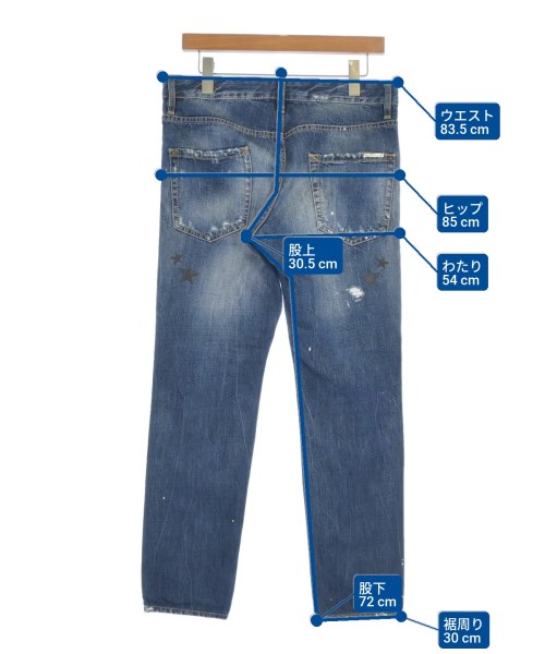 DSQUARED（ディースクエアード）デニムパンツ 青 サイズ:44(S位) メンズ/2200617044222