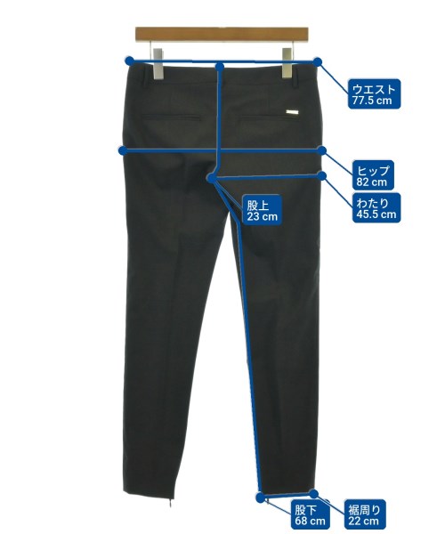 DSQUARED（ディースクエアード）スラックス グレー サイズ:38(S位) レディース/2200618457083
