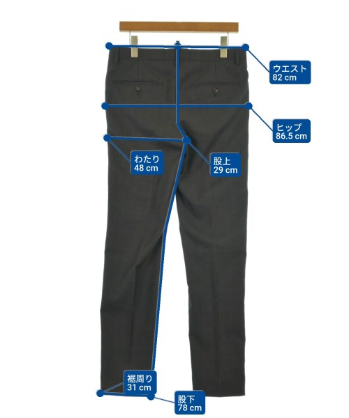 DSQUARED（ディースクエアード）ビジネス グレー サイズ:46/46(M位) メンズ/2200619061029