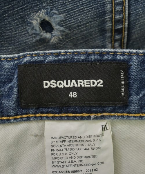 DSQUARED（ディースクエアード）デニムパンツ 青 サイズ:48(L位) メンズ/2200620624060