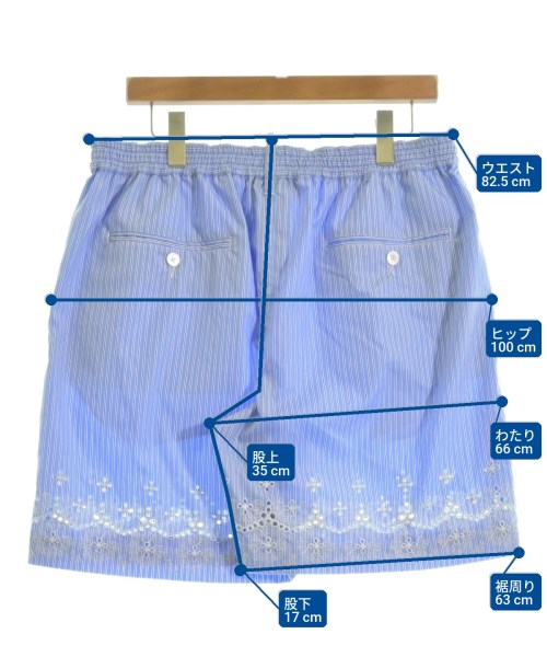 DSQUARED（ディースクエアード）ショートパンツ 青 サイズ:48(L位) メンズ/2200620695022