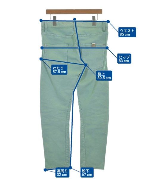 DSQUARED（ディースクエアード）デニムパンツ 緑 サイズ:44(S位) メンズ/2200621226027