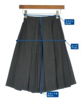 DSQUARED（ディースクエアード）ひざ丈スカート グレー サイズ:36(XS位) レディース/2200605978034