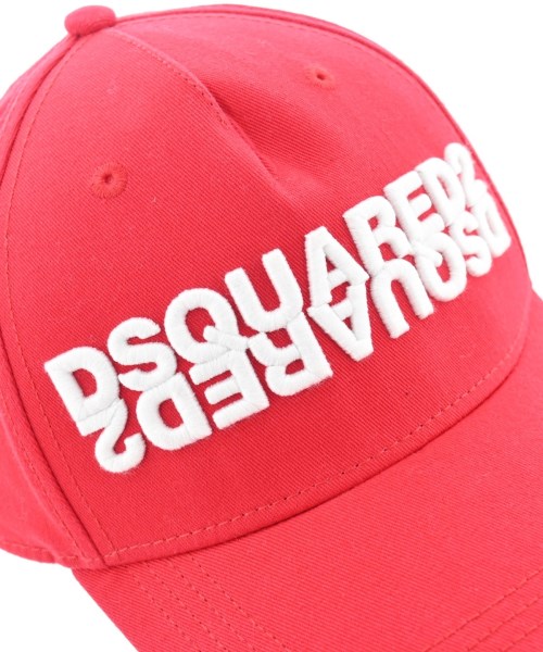 DSQUARED（ディースクエアード）キャップ 赤 サイズ:- メンズ/2200609792063