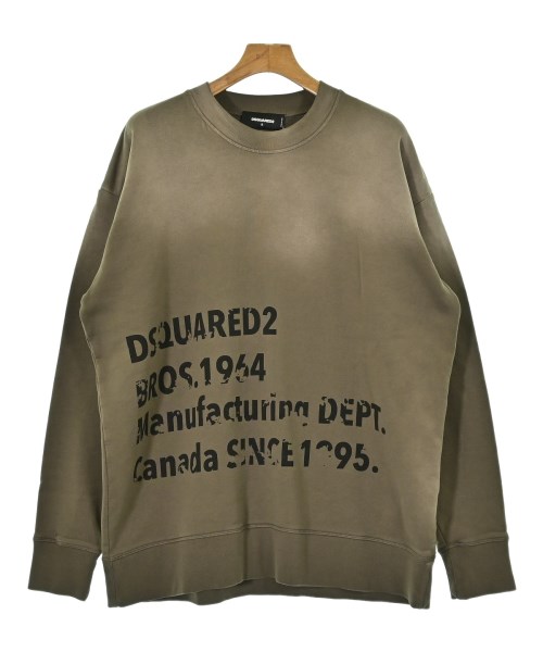 DSQUARED(ディースクエアード)スウェット カーキ サイズ:S/2200672652097