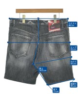 DSQUARED（ディースクエアード）ショートパンツ 黒 サイズ:48(L位) メンズ/2200673905017