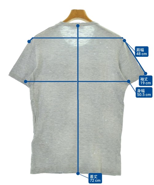 DSQUARED（ディースクエアード）Tシャツ・カットソー グレー サイズ:S メンズ/2200673905048